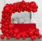 Red Balloon Arch Kit, Thickened 100Pcs Red Balloons Different Sizes 18/12/5 Inch for Birthday Party Graduation Bachelorette